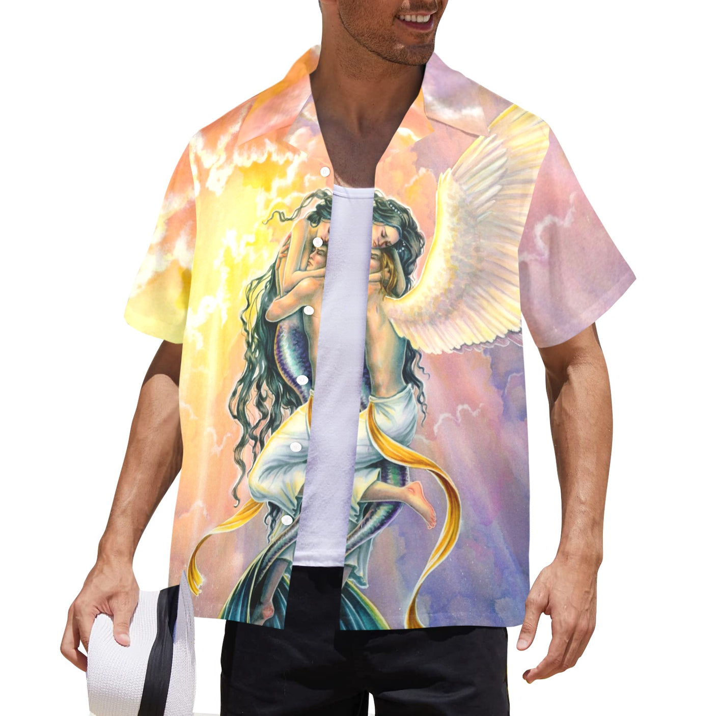 Selina Fenech Mermaid Angel Hawaiian Shirt