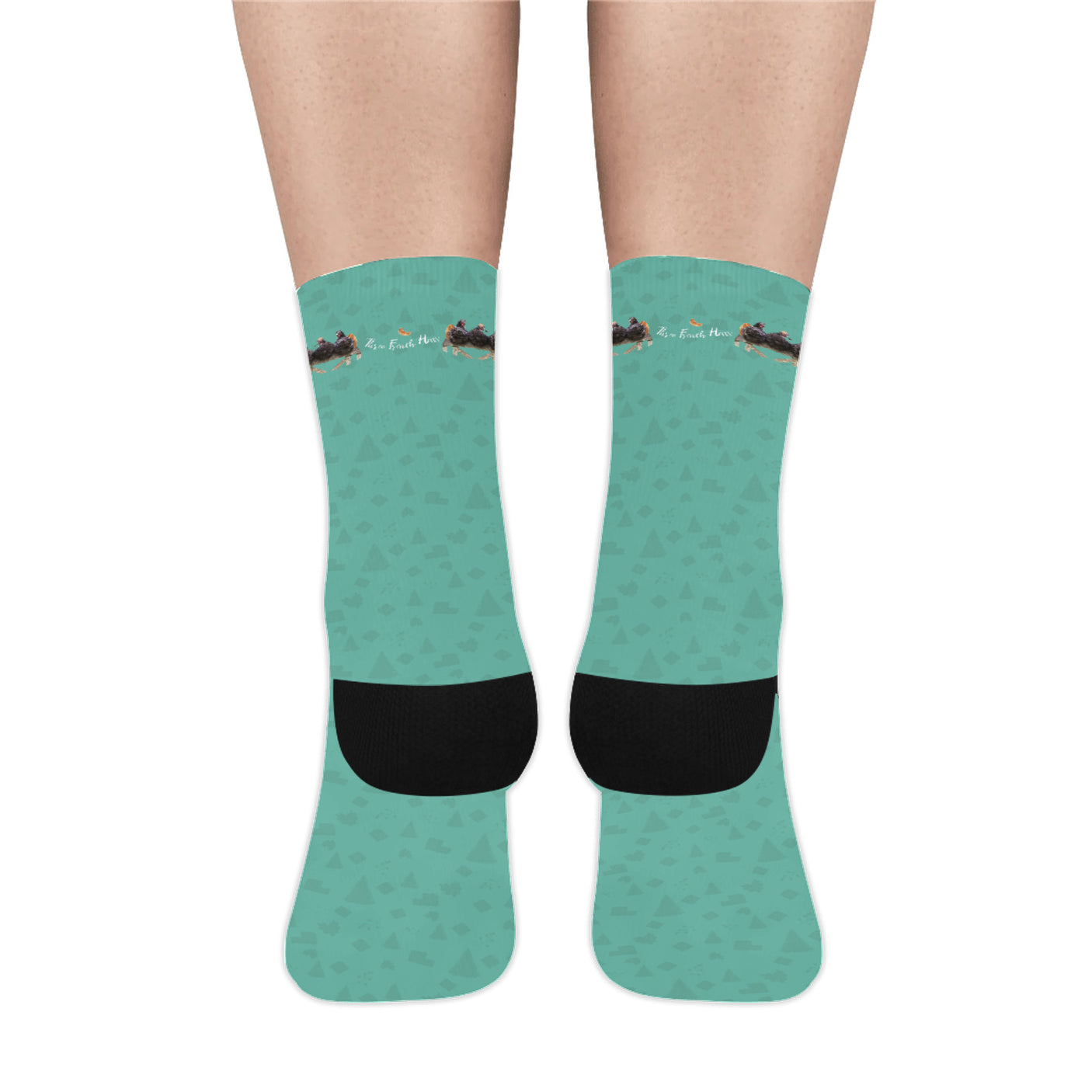 3 French Hens Christmas Socks