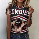 Dead Zombie Cheerleader Costume Shirt