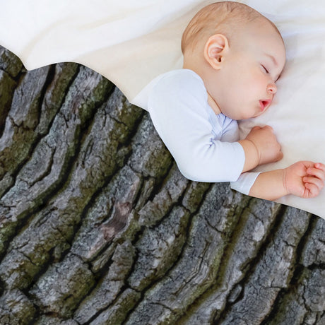 Tree Bark Throw Blanket