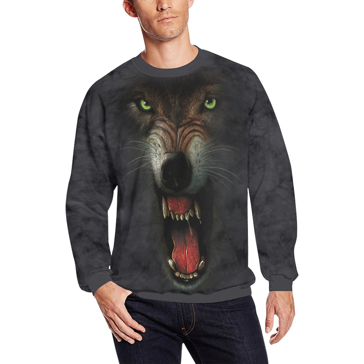 Wolf Face Sweater