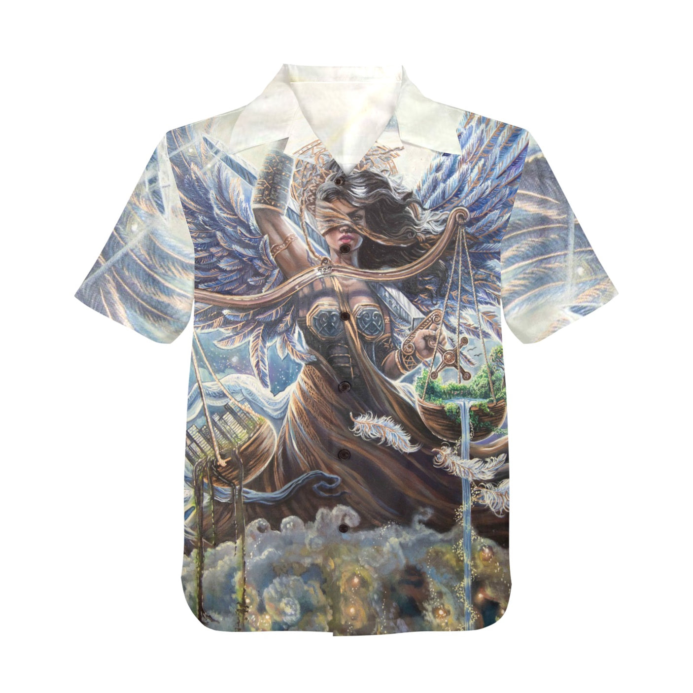 Angel of Justice, Dakota Daetwiler Art Hawaiian Shirt