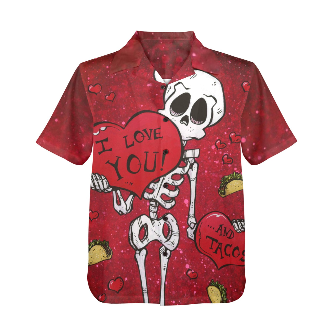 David Lozeau 'Love and Tacos' Hawaiian Shirt