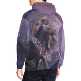 Laurie Prindle Chimera Black Rose Hoodie