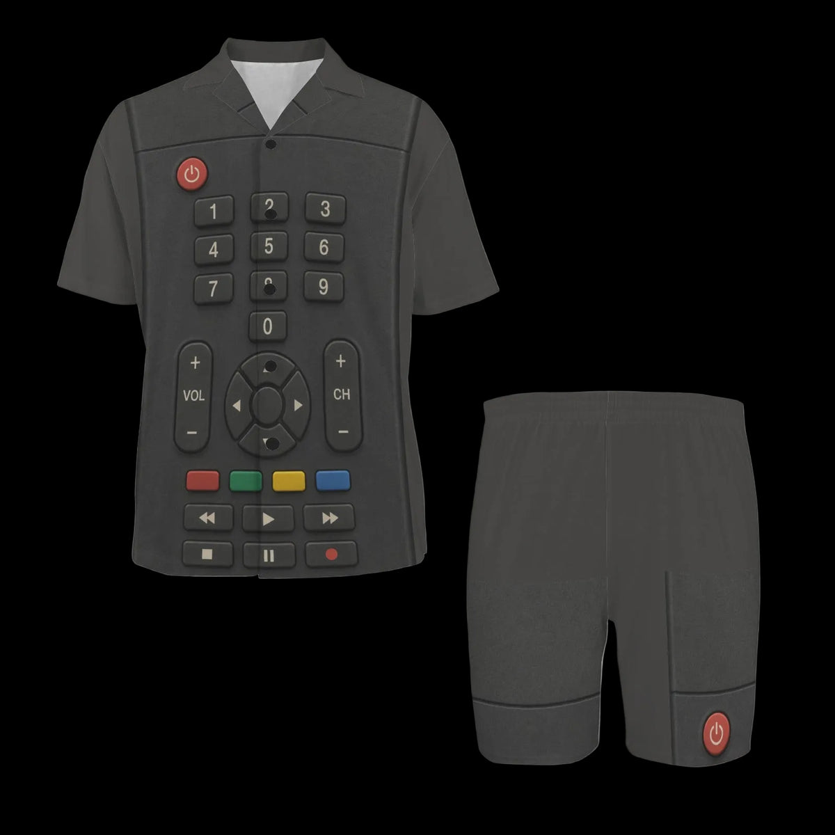 Retro TV Remote Costume Pajama Set