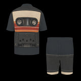 Cassette Tape Retro Costume Pajama Set