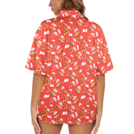 Pizza Women's Hawaiian Shirt