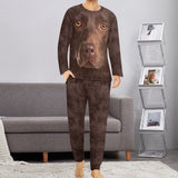 Chocolate Labrador Face Pajamas