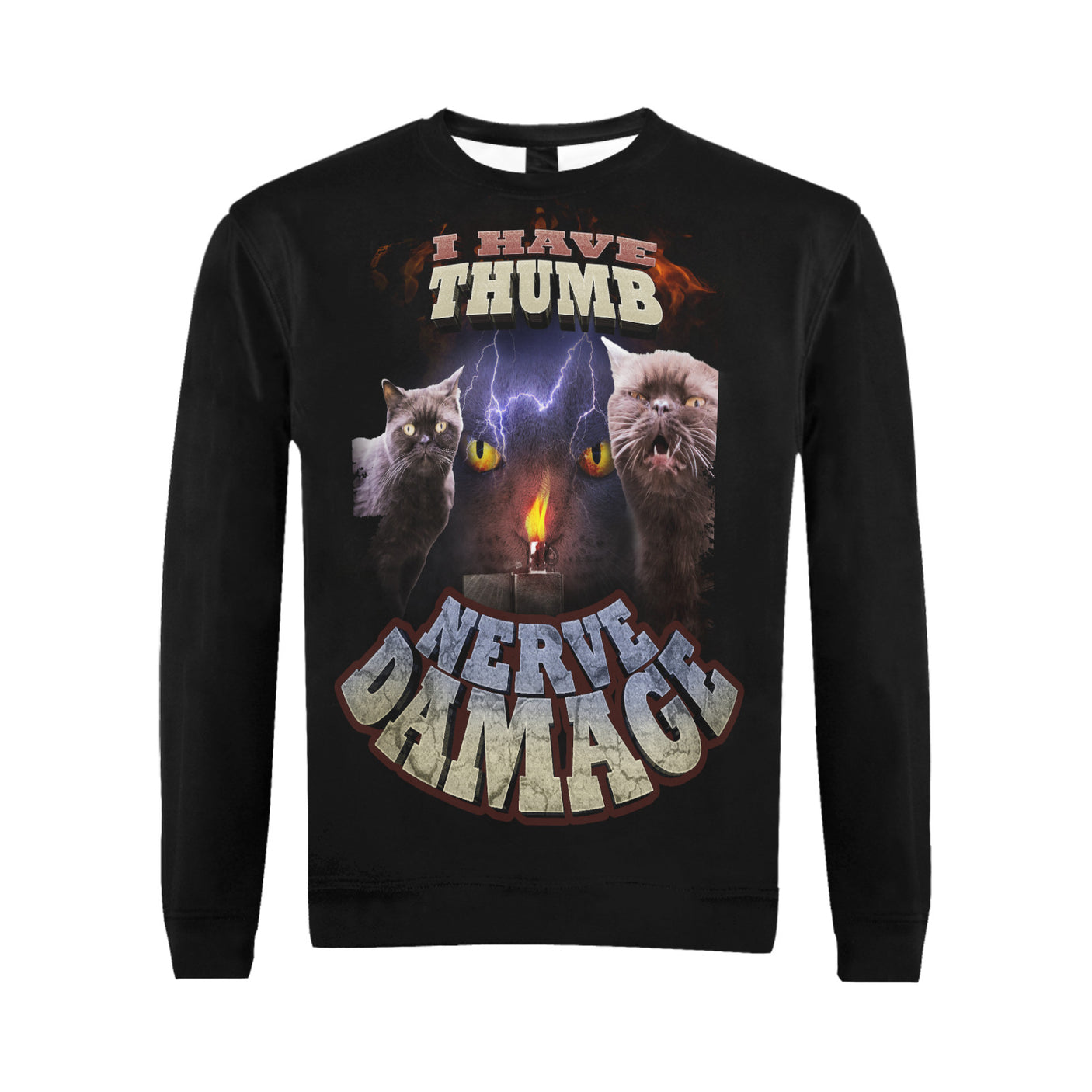 White Elephant Sweater | Nerve Damage Christmas Sweatshirt