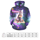 Space Pizza Cat Hoodie