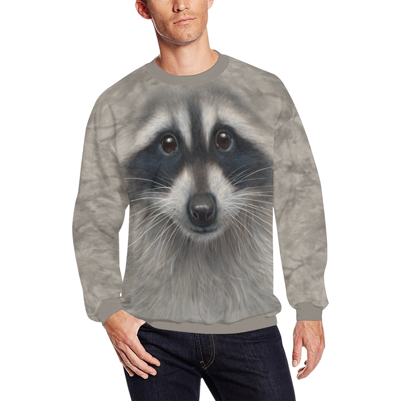 Raccoon Face Sweater