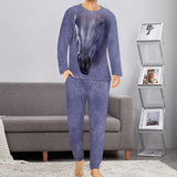 Purple Horse Face Pajamas