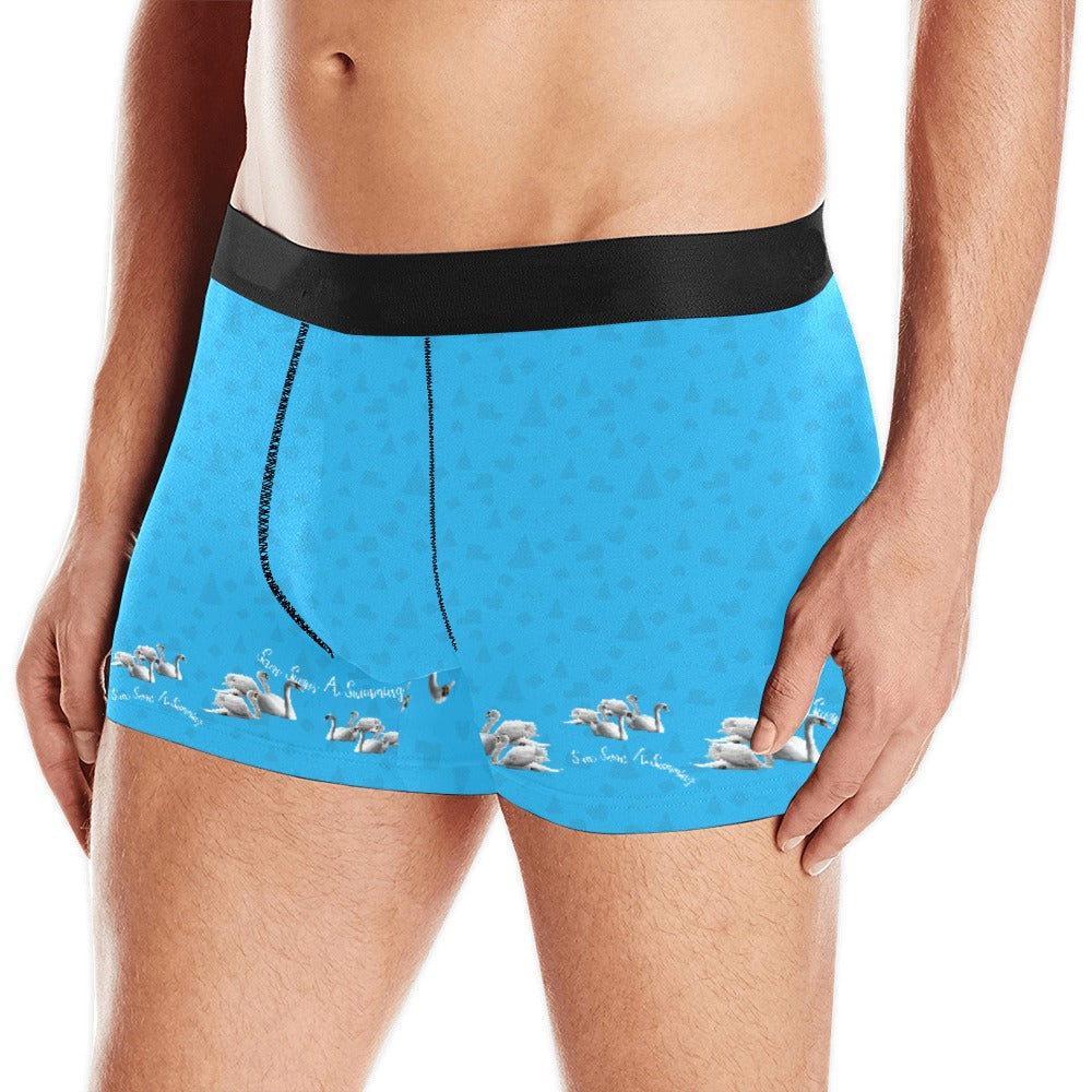 Swans Swimming Christmas Boxer Brief Boxers