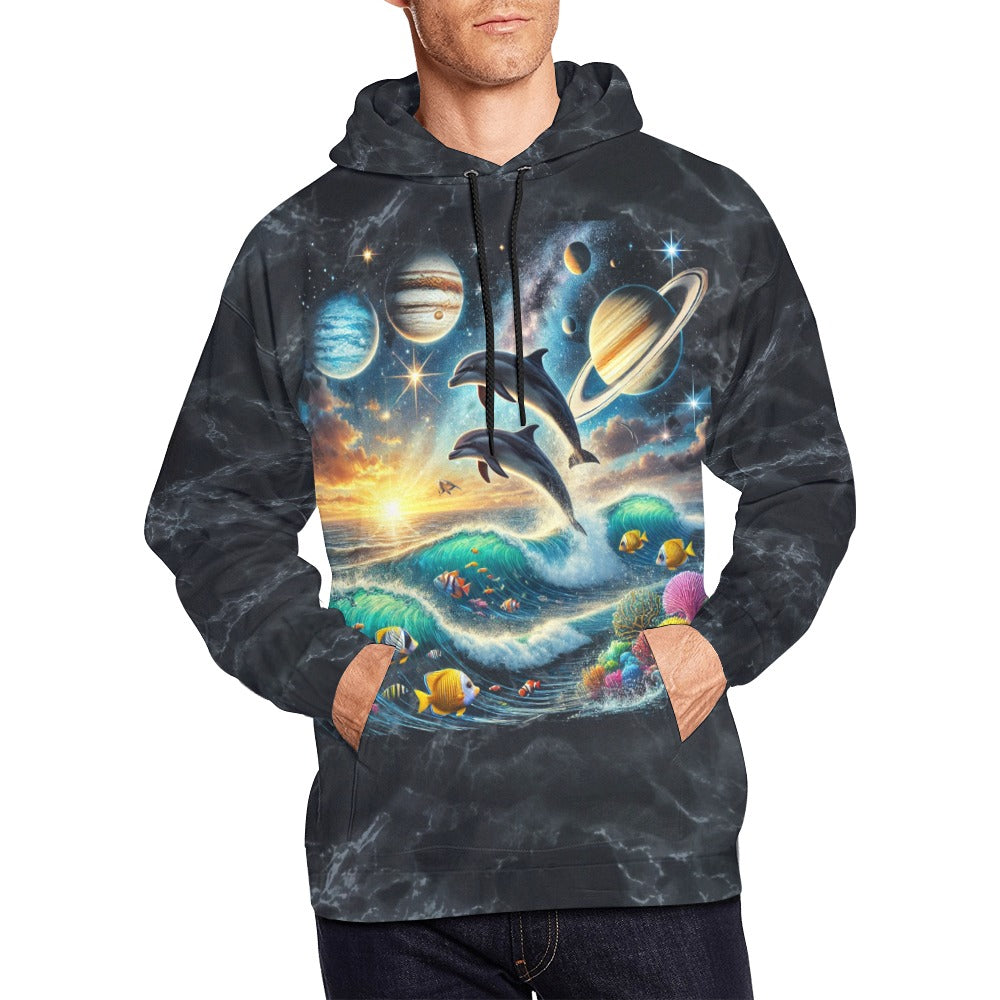 Space Dolphin Hoodie