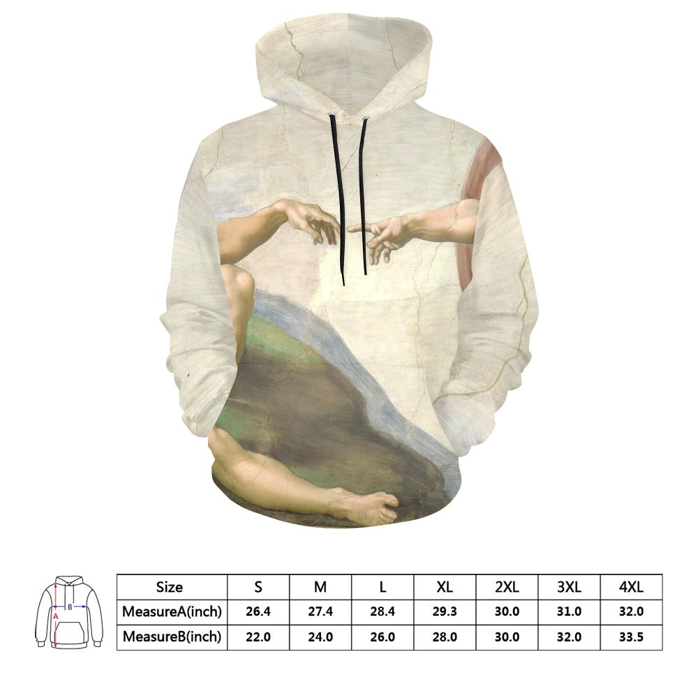 Creation Of Adam Hoodie