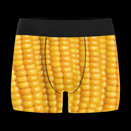 Corn Cob Boxer Briefs - Funny Food Underwear Gift