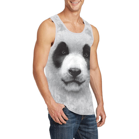 Panda Face Tank Top