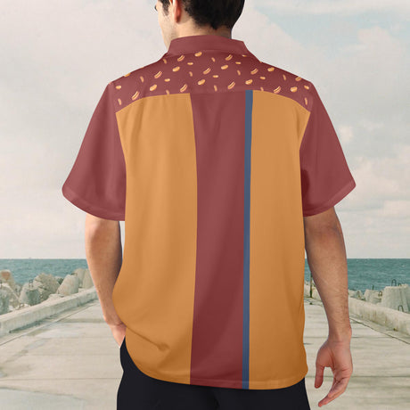 Hot Dog Hawaiian Shirt | Button Up Down Shirt