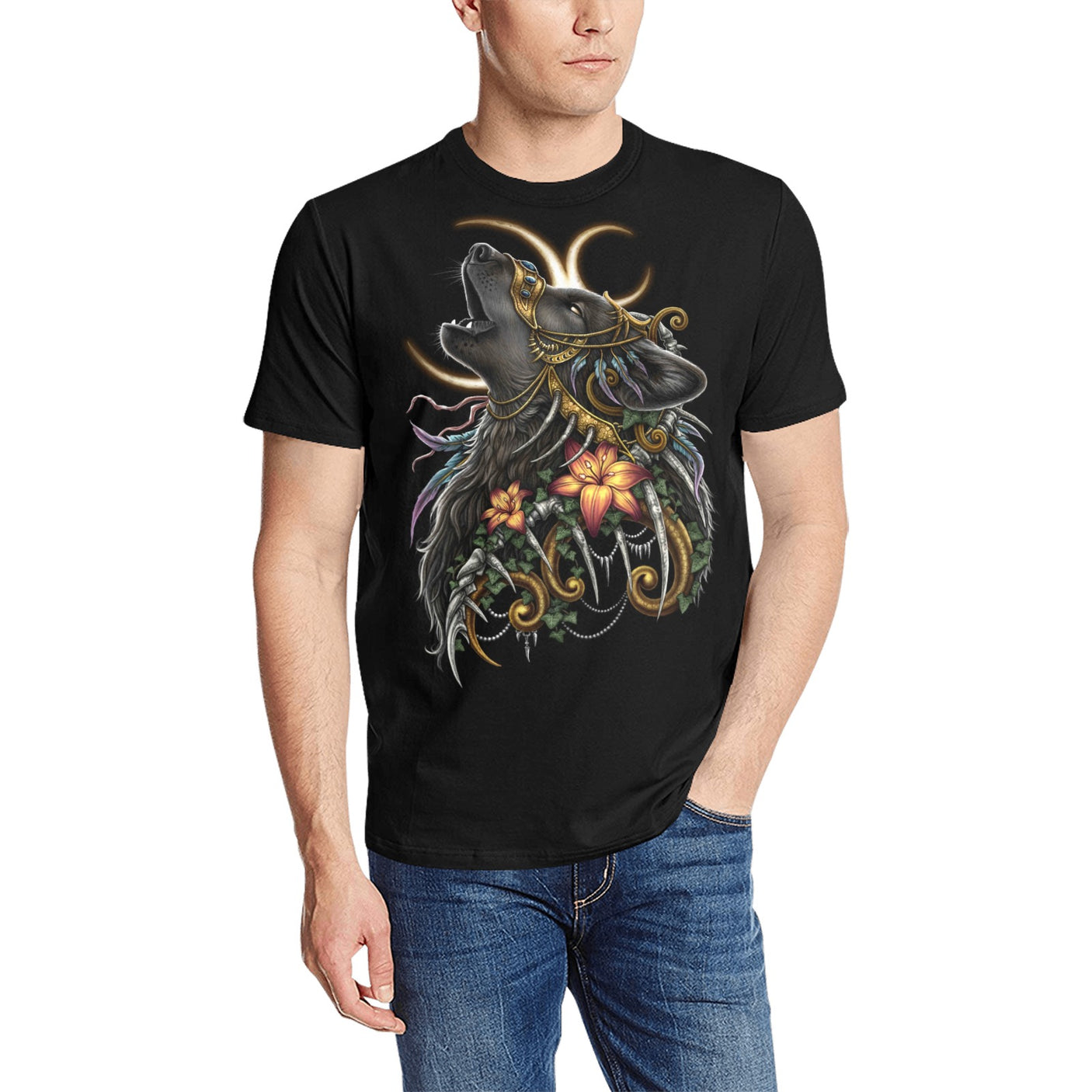 Howling Wolf, Sarah Richter Art Shirt