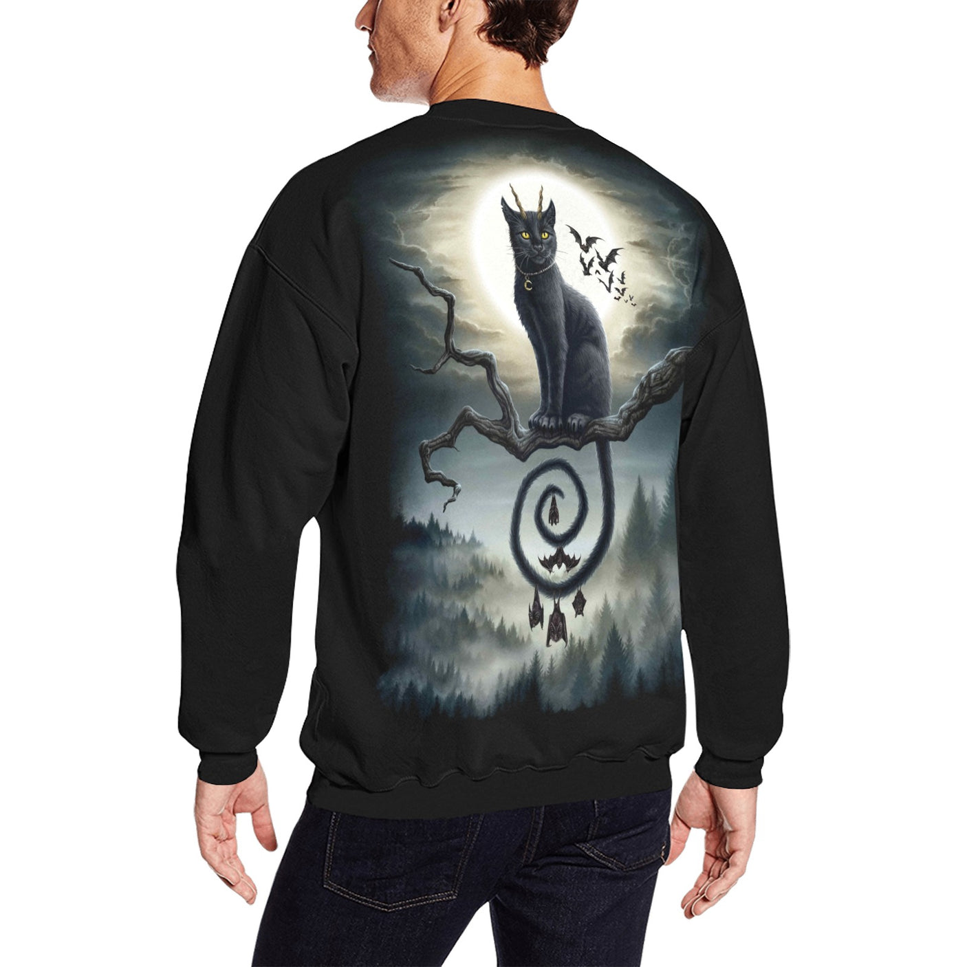 Moonlight Companions, Sarah Richter Art Sweatshirt