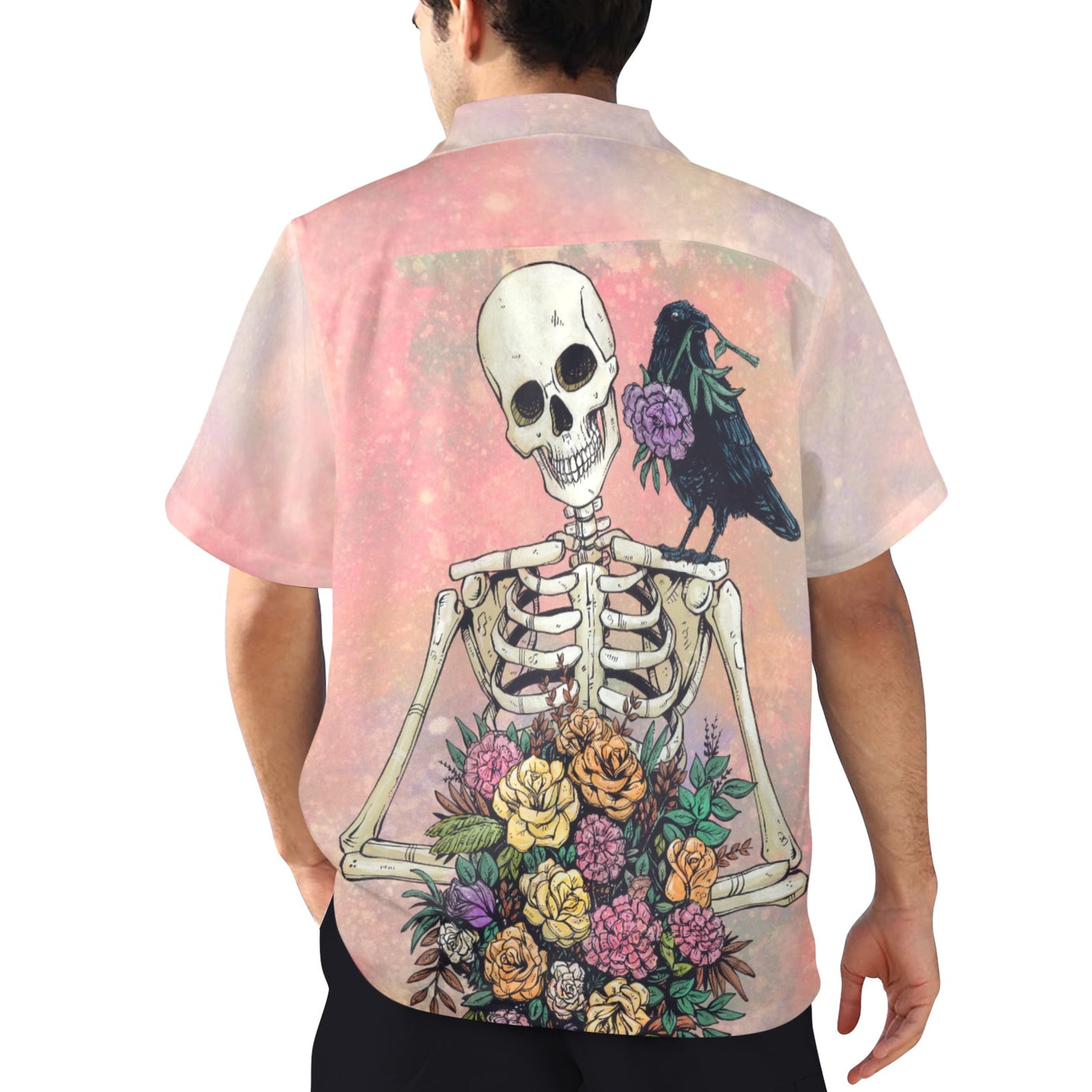 David Lozeau Love Skeleton Hawaiian Shirt