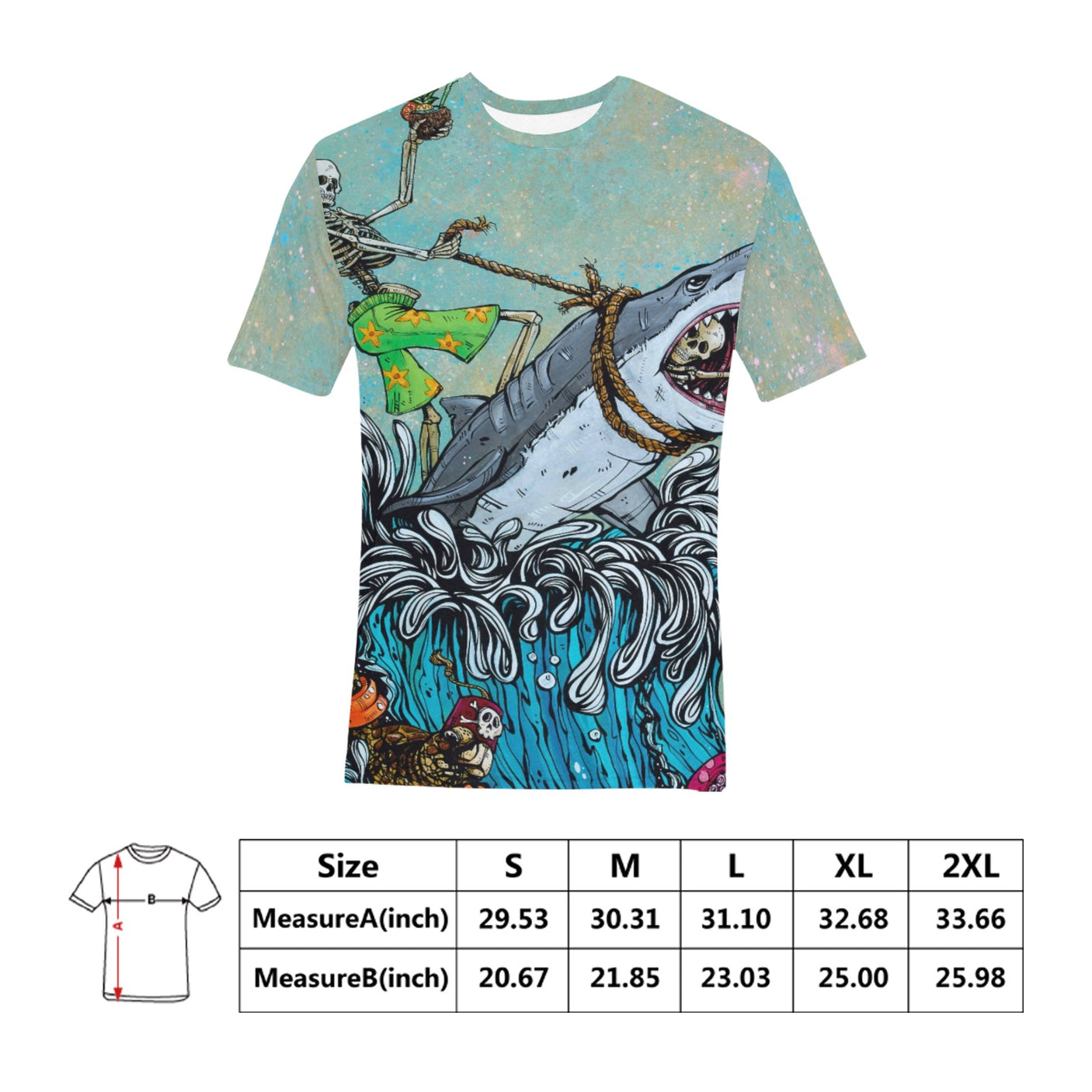 David Lozeau 'Great White Wave' Shirt