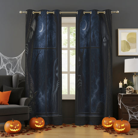 Curtain Creepers – Gothic Halloween Curtain Set