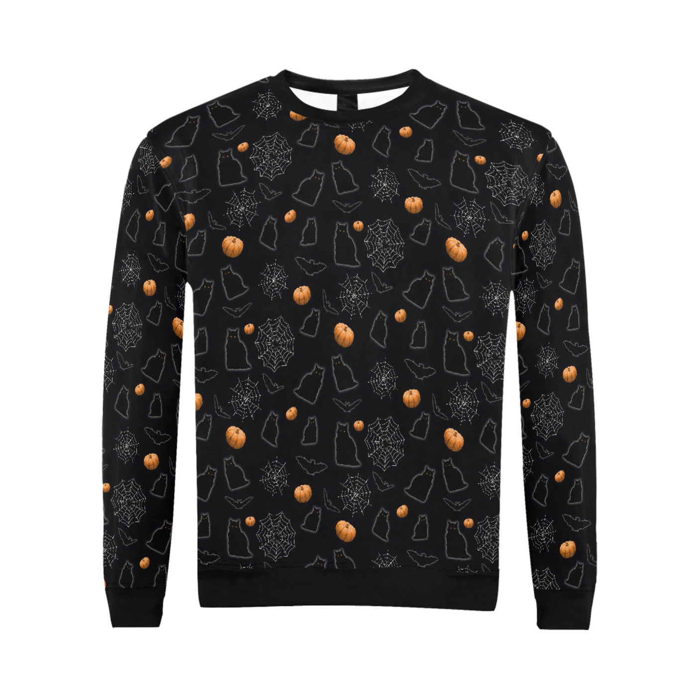 Black Cat Pumpkin Sweater