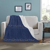 Days of Christmas French Hens Throw Blanket