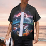 Dolphin Hawaiian Shirt | Button Up Down Shirt