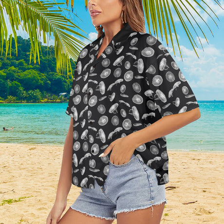 00Jellyfish Women's Hawaiian Shirt