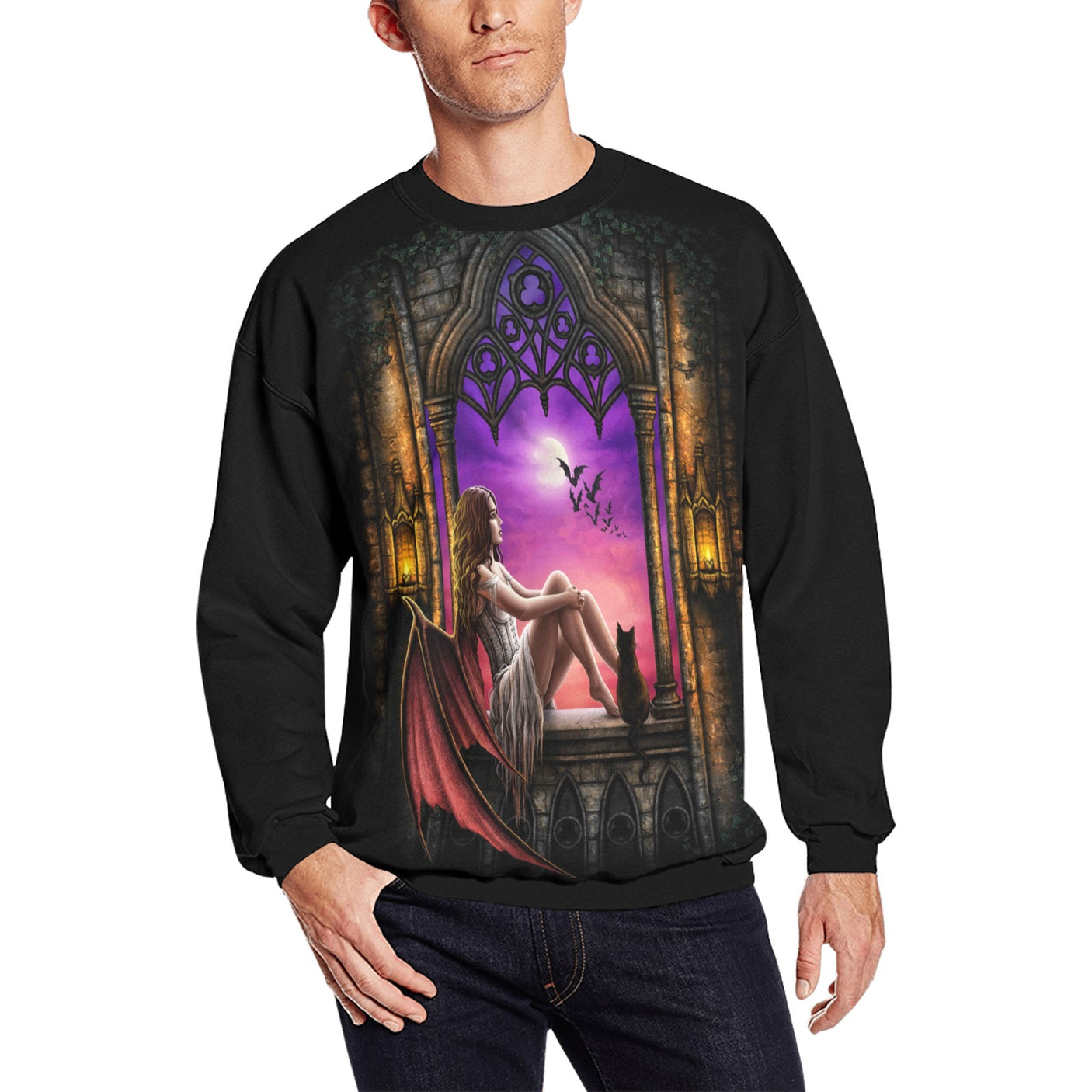 Children of the Night, Sarah Richter Art Sweatshirt