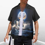 Dolphin Hawaiian Shirt | Button Up Down Shirt