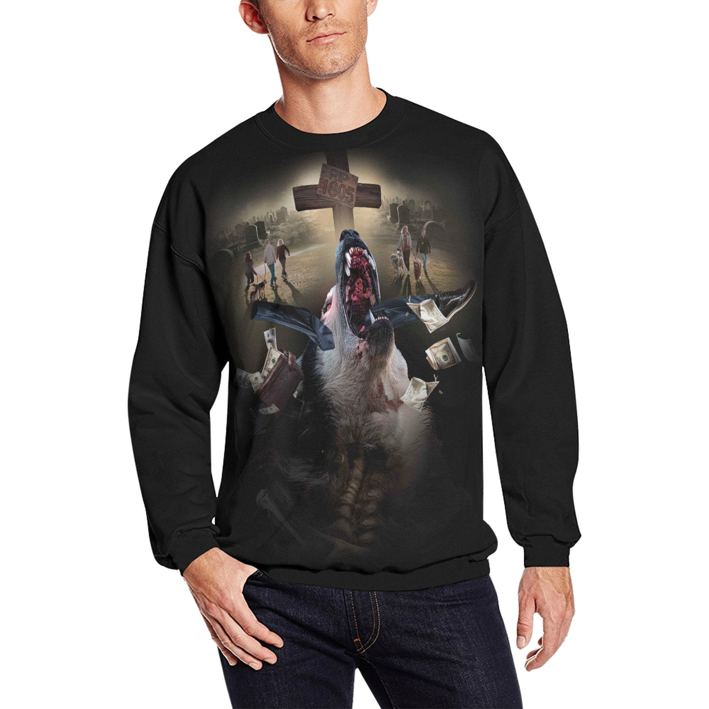 Skeleton Zombie Husky Sweater