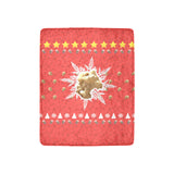 Christmas Popcorn Throw Blanket