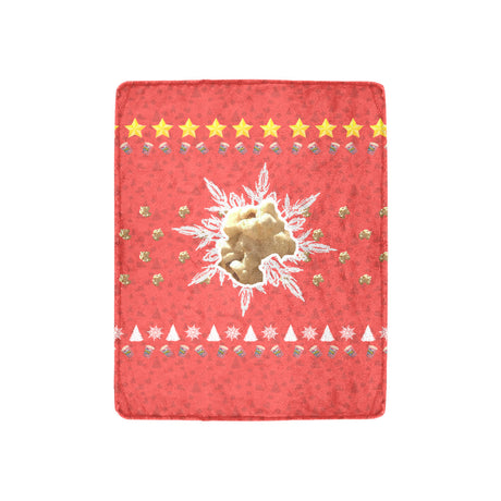 Christmas Popcorn Throw Blanket