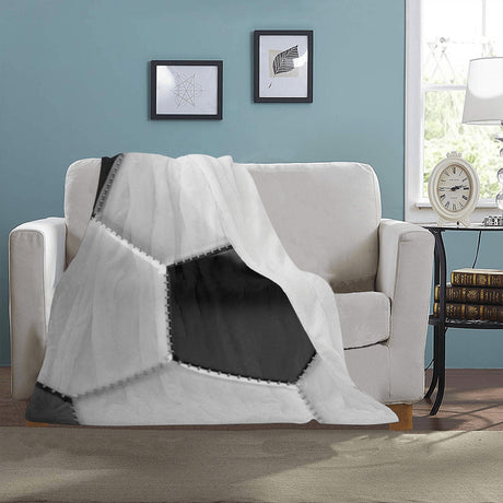 Soccer Football Throw Blanket