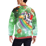 Cat Riding Unicorn Ugly Christmas Sweater