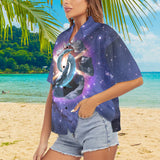 Yin Yang Dolphin Women's Hawaiian Shirt