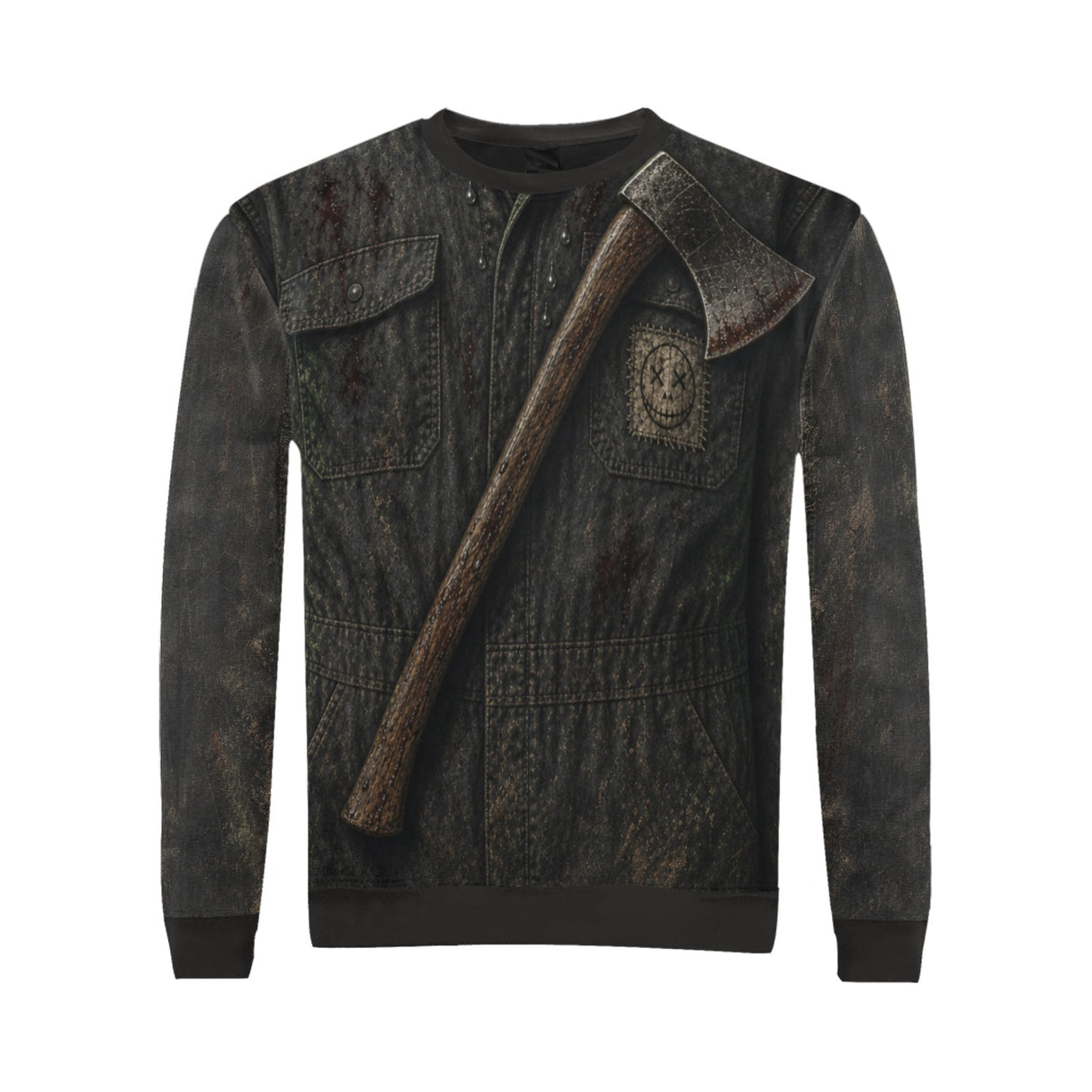 Sweating Bullets Axe Murderer Halloween Sweatshirt