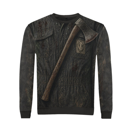 Sweating Bullets Axe Murderer Halloween Sweatshirt
