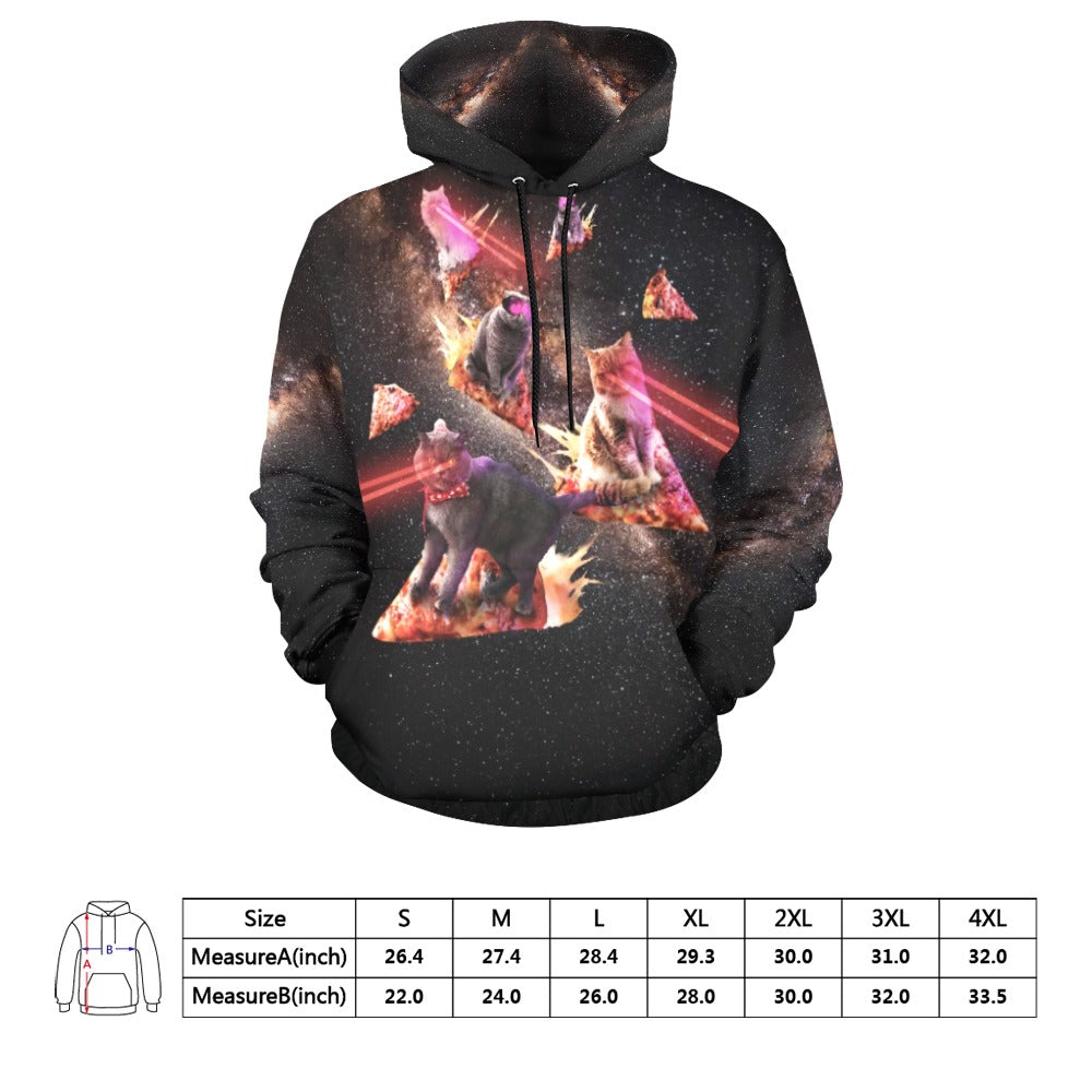 Space Pizza Cat Hoodie