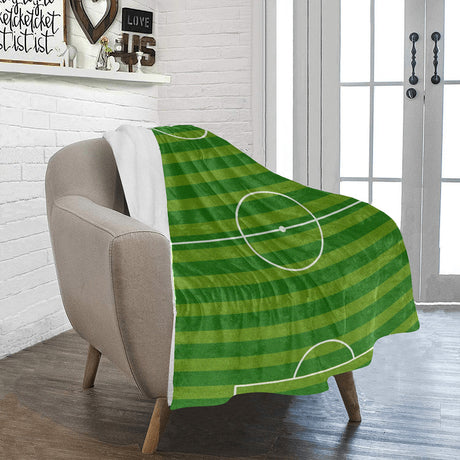 Football Field Throw Blanket