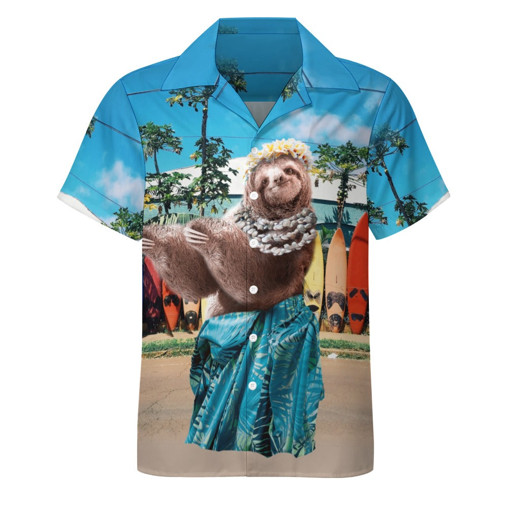 Aloha Sloth Hawaiian Shirt | Button Up Down Shirt