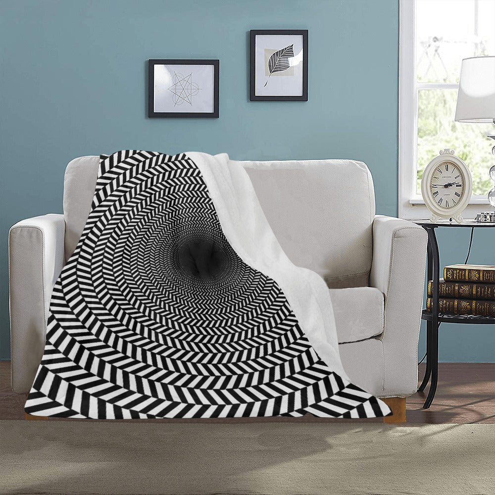 Optical Illusion Throw Blanket