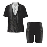 Haunted Butler Tuxedo Costume Pajama Set