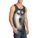 Siberian Husky Face Tank Top