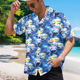 Galaxy Dolphin Hawaiian Shirt