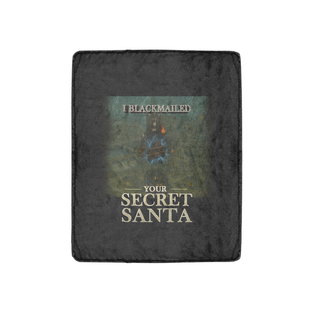 Secret Santa Humour Throw Blanket