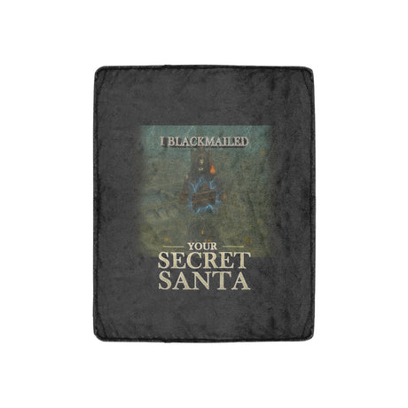 Secret Santa Humour Throw Blanket